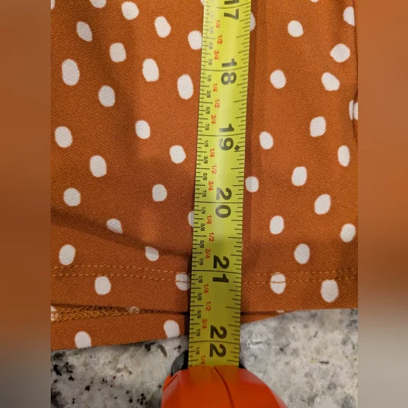 ✨ Meraki Polka Dot Cowl Neck Tie Tank Top – Size XL ✨ - Picture 9 of 9